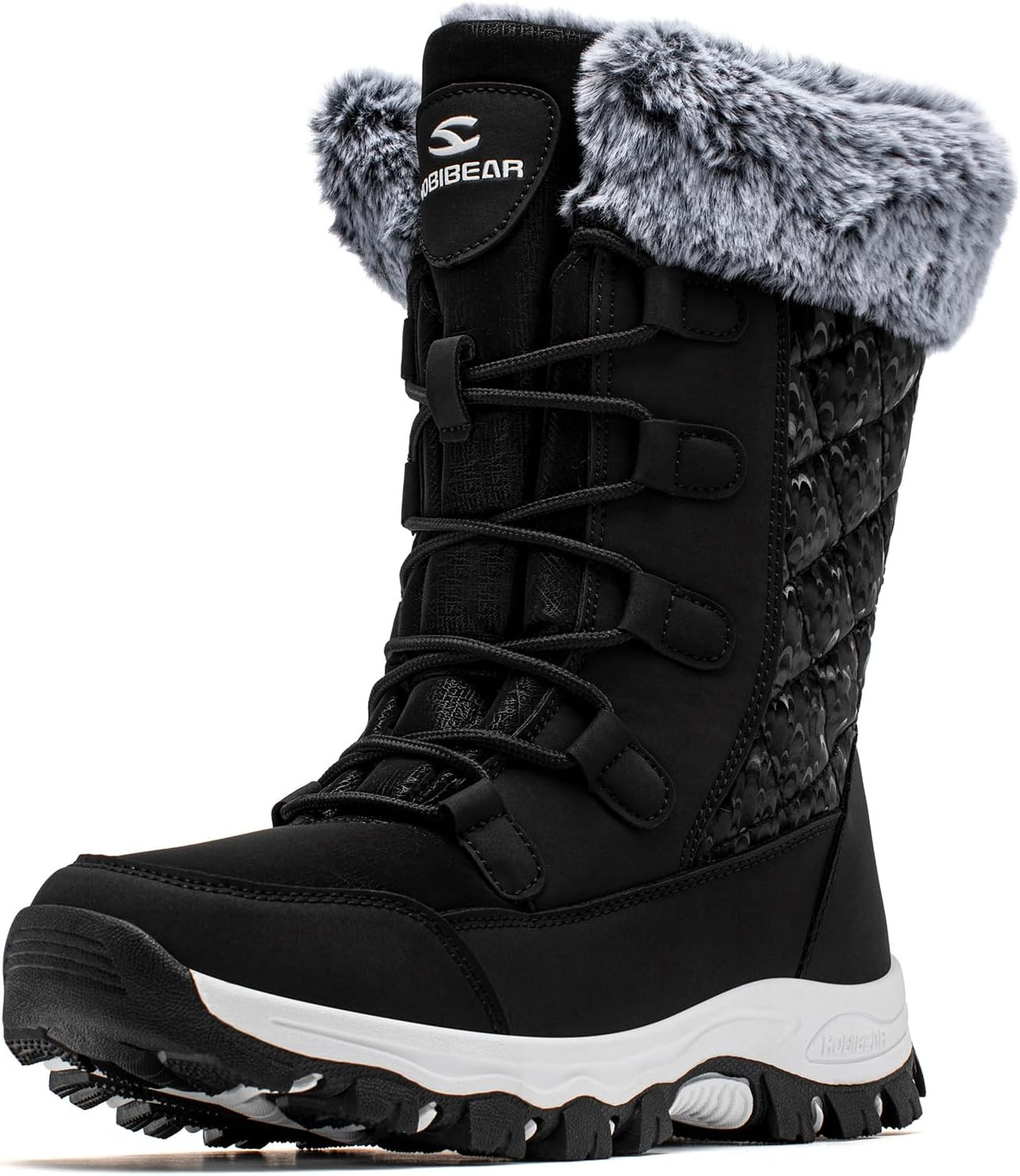 HOBIBEAR Women's Winter Snow Boots Warm Faux Fur | Amazon (US)