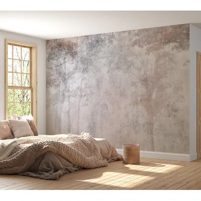 Peel & Stick Botanical Wall Mural - Forest Whispering | Wayfair North America