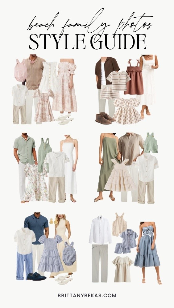 Beach Family Photo Outfit Style Guide ✨
Six curated outfit ideas for family pictures on the beach — featuring finds from Amazon, Nordstrom, Abercrombie, J.Crew, Z Supply, and more. Think breezy linen sets, coastal blue dresses, chic white vacation outfits, and toddler-friendly neutrals. These beach family outfits make planning your summer photoshoot or vacation pictures effortless and stylish.

beach family photo outfits · vacation outfits · coastal family photo style · white dresses for beach pictures · summer family outfits · family pictures beach


#LTKStyleTip #LTKMens #LTKFamily