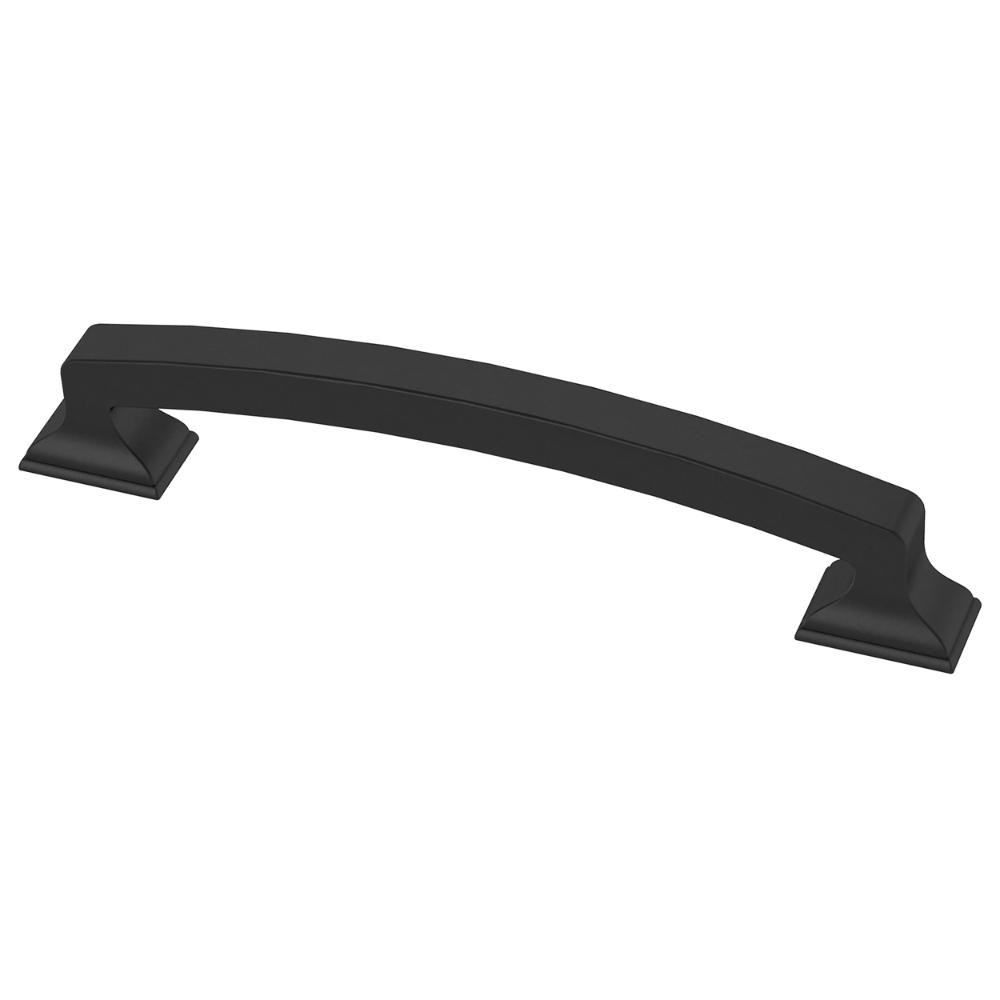 Classic Edge 5-1/16 in. (128mm) Center-to-Center Matte Black Drawer Pull | The Home Depot
