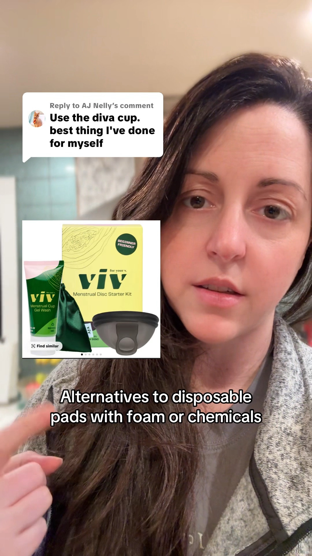 After discovering our menstrual pads had foam that disintegrates and leeches chemicals, we will only use safe and reusable period products like Viv Disc

#LTKFamily #LTKHome #LTKActive