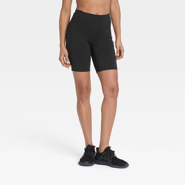Women's Brushed Sculpt Curvy Bike Shorts - All in Motion™ | Target