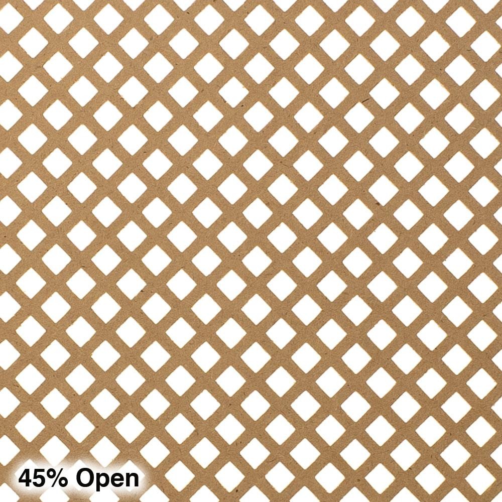 72 in. x 24 in. x 1/8 in. Unfinished Diamond Decorative Perforated Paintable MDF Screening Panel ... | The Home Depot