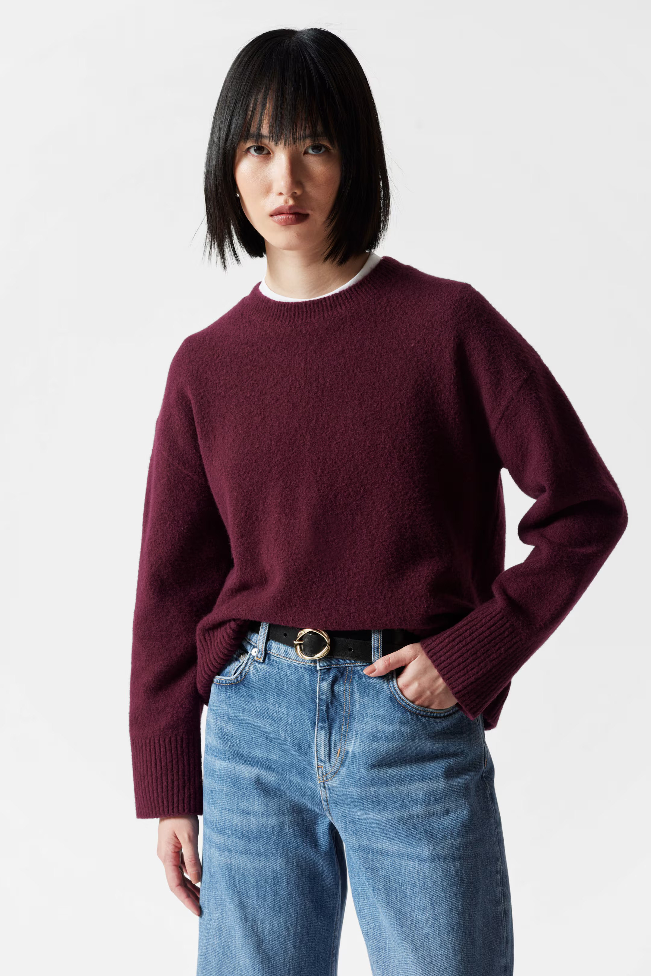 Locker geschnittener Strickpullover | H&M (DE, AT, CH, NL, FI)