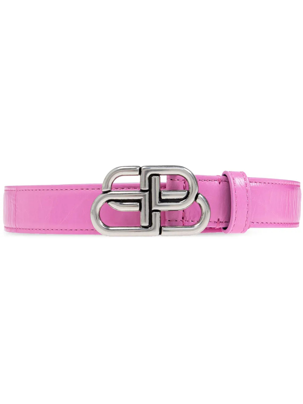 Balenciaga Logo Buckle Belt  | Pink | FARFETCH | Farfetch Global
