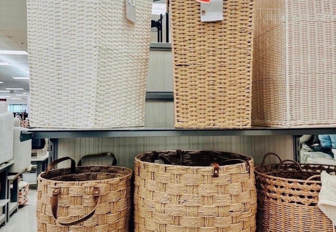 Aesthetic Wicker Storage Baskets for Living Room & Bedroom

#LTKHome