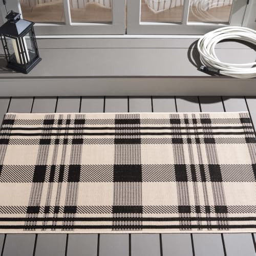 SAFAVIEH Courtyard Benjamin Indoor/Outdoor Area Rug | Amazon (US)