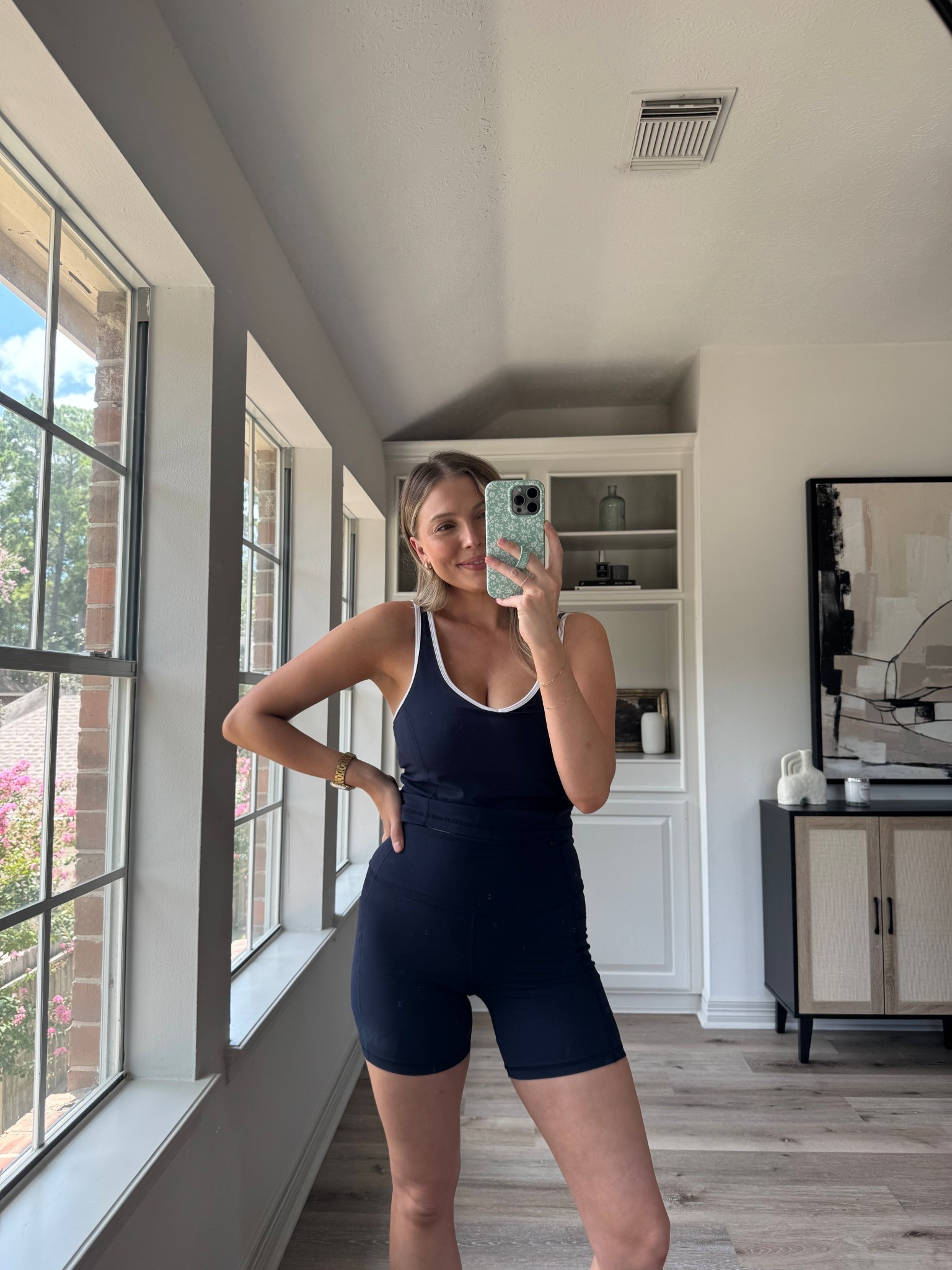 Cutest active set I’ve been wearing on repeat! Wearing a M in sports bra tank and shorts. Bike shorts have pockets!!

#LTKSeasonal #LTKStyleTip #LTKActive