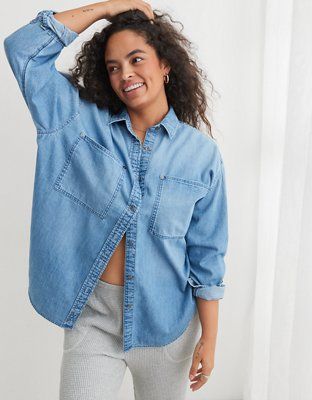 Aerie Anytime Fave Shirt | Aerie