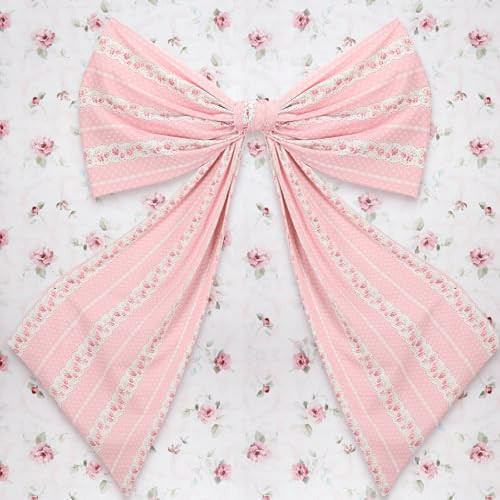 Knitgrip Large Pink Bows for Decoration 30 x 48 Inches Bow Wall Decor Coquette Party Backdrop for Coquette Bachelorette Decorations Shower Bridal Supplies | Amazon (US)