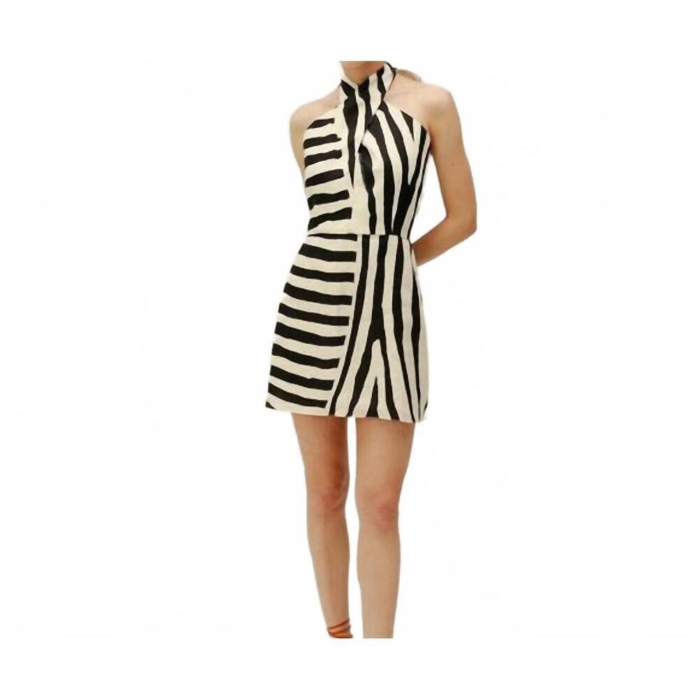 NEW CALA DE LA CRUZ zebra veneta dress in multi | Poshmark