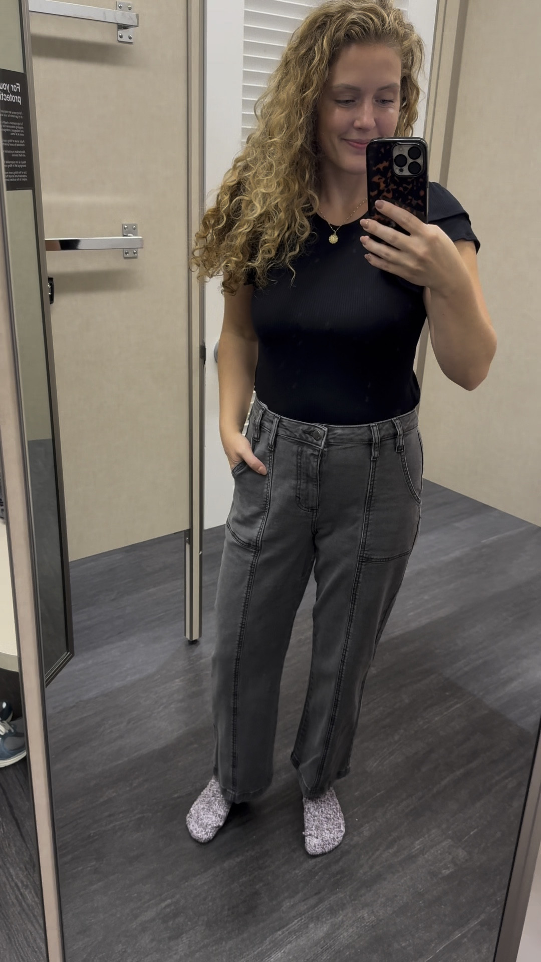 Macy’s Try On | These jeans tricked me at first… not barrel jeans 😉….But I actually like them for wide leg ankle jeans. 

#LTKStyleTip #LTKSeasonal #LTKFindsUnder50