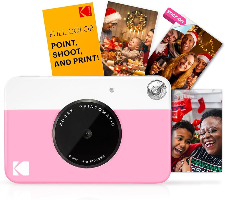 KODAK Printomatic Full-Color Instant Print Digital Camera - Colorful Photos On Zink 2x3" Sticky-B... | Amazon (US)