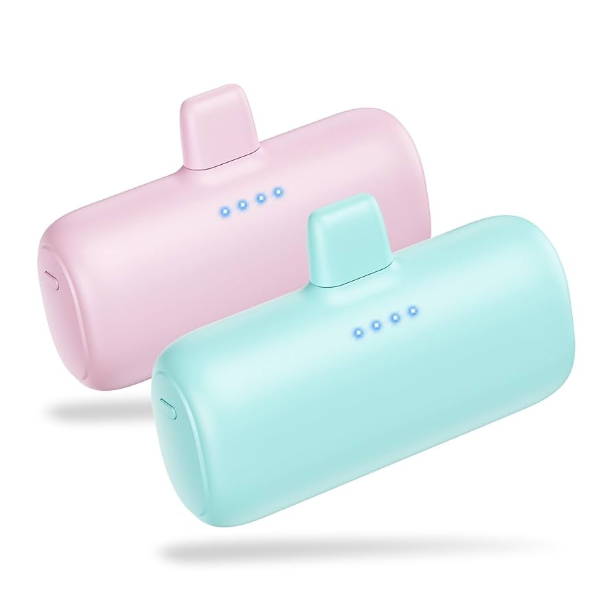 [2-Pack] Mini Portable Charger for iPhone,5200mAh Ultra Compact PD Fast Charging Power Bank,Plug-... | Amazon (US)