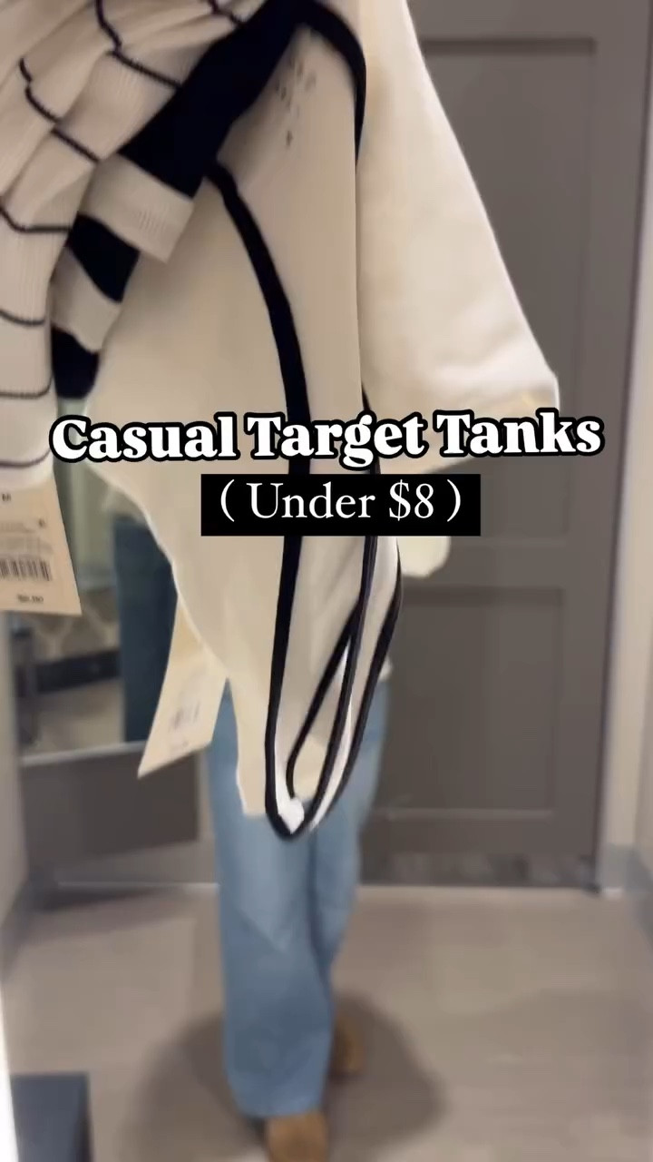 Would it even be a Target run if I didn’t leave with four versions of the same tank top? 😂🛍️ But in my defense, these black & white Target tanks are PERFECT—lightweight, flattering, and under $8! Wear them now for layering and then pretend you had them all along when summer rolls around. ☀️

I’m wearing a size Medium (8), 5’5” & 145 lbs, and they fit just right! Grab them before they disappear—because we all know Target fashion moves fast. 



#LTKStyleTip #LTKFindsUnder50 #LTKSaleAlert