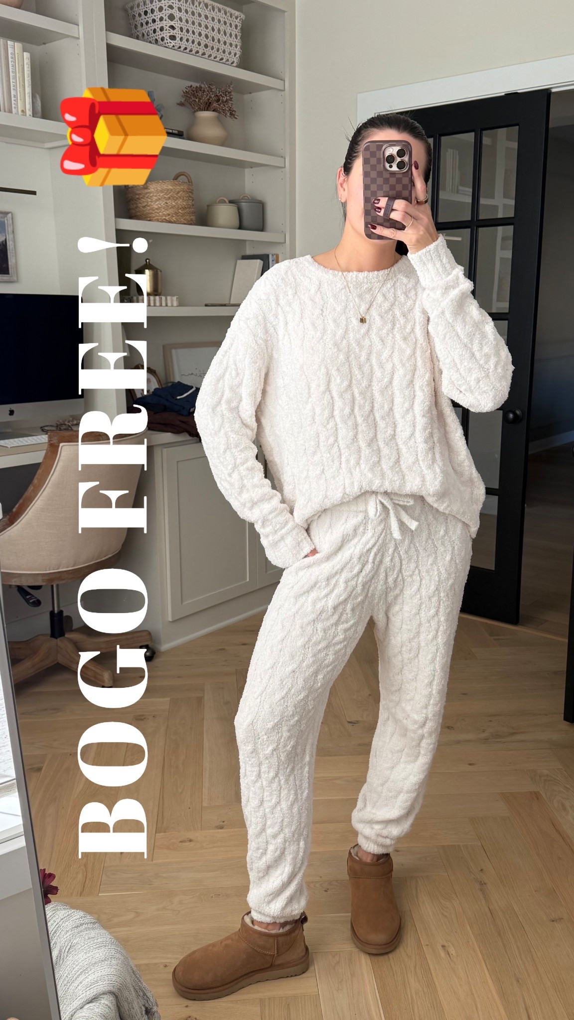 These fuzzy lounge sets are BOGO FREE right now!! Includes their pj sets, robes, and dog sweaters 🐶 Perfect for gifting!! 🎁 

#LTKFindsUnder100 #LTKSaleAlert #LTKGiftGuide