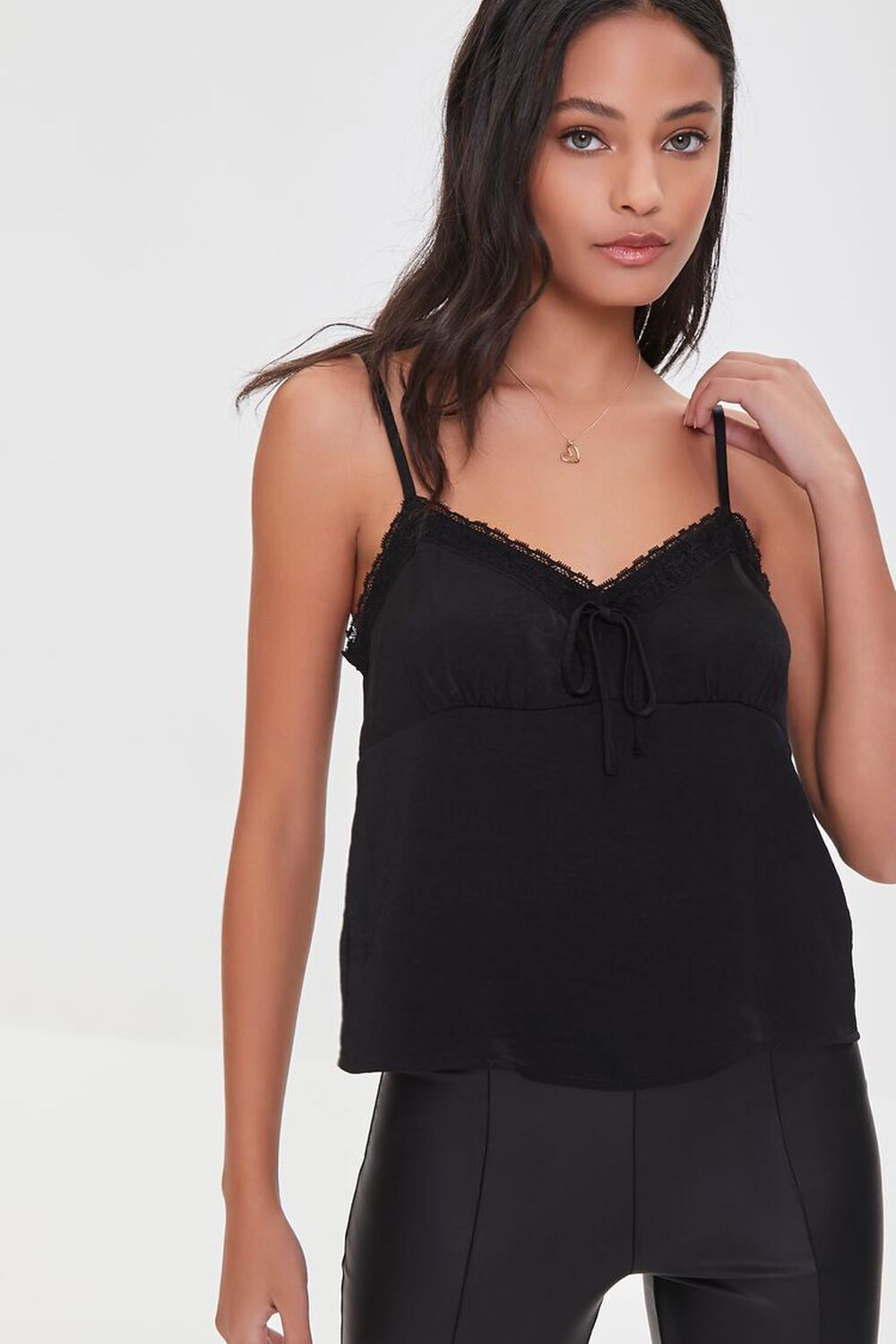 Relaxed Lace-Trim Cami | Forever 21 | Forever 21 (US)