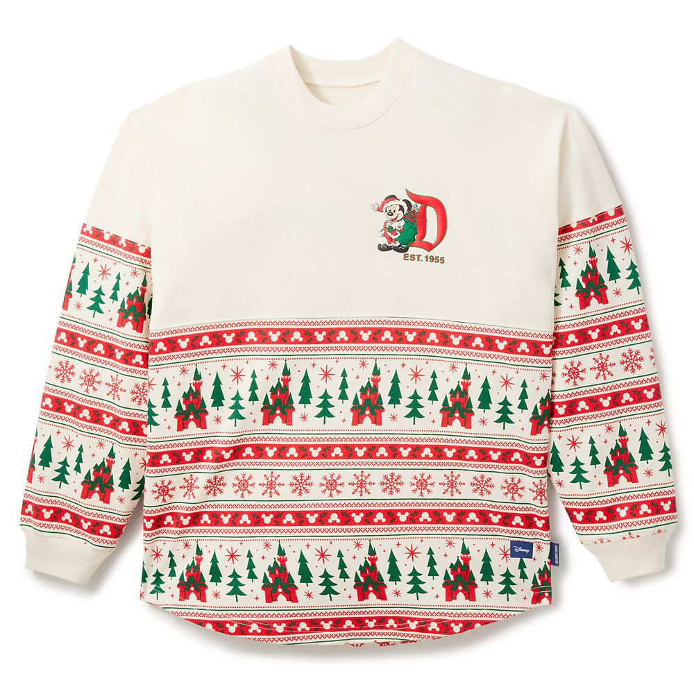 Santa Mickey Mouse Fair Isle Spirit Jersey for Adults Disneyland | Disney Store