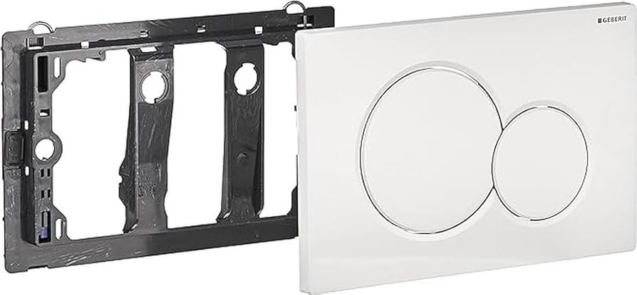 Geberit 115.770.11.5 Actuator plate, 11.610&quotL x 6.890&quotW x 1.770&quotH, Alpine White | Amazon (US)