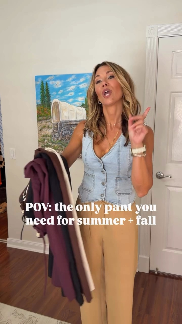 Designer inspired, wrinkle free pants for the win!

#LTKdayinmylife #LTKSeasonal