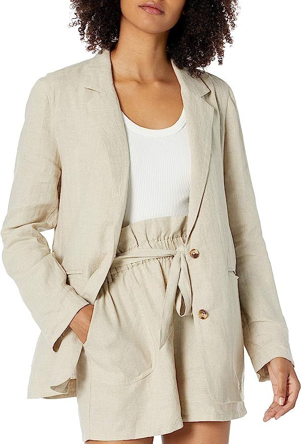 The Drop Women's Mary Loose-fit Turn-Up Sleeve Blazer | Amazon (US)