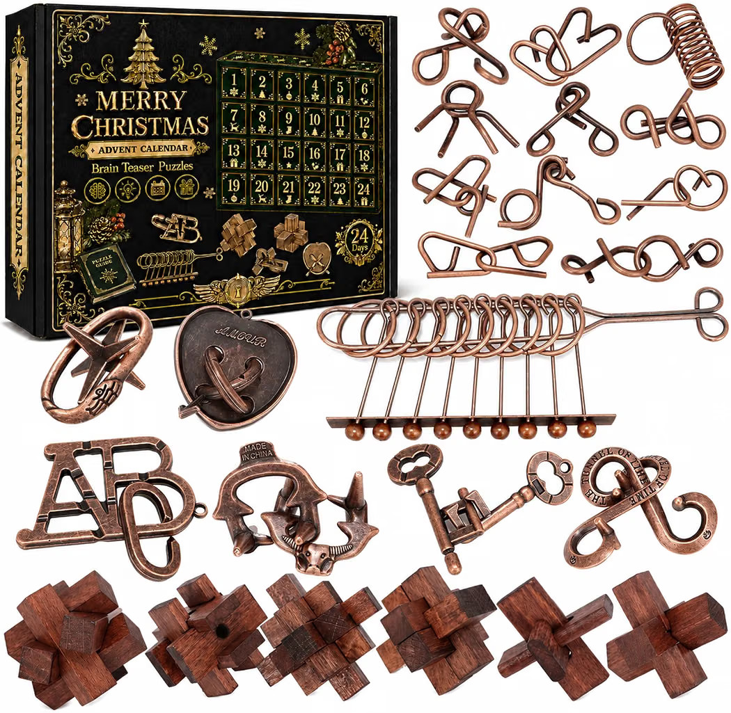 Advent Calendar 2026 Brain Teaser, Teens Adults 24 Days Christmas Countdown | Amazon (US)
