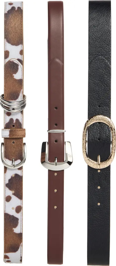 Vince Camuto Assorted Set of 3 Belts | Nordstromrack | Nordstrom Rack