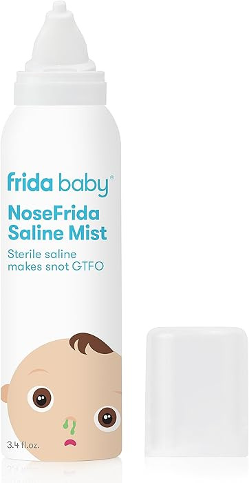 Frida Baby NoseFrida Saline Mist Spray, Baby Saline Nasal Spray Decongestant for Allergy Relief a... | Amazon (US)