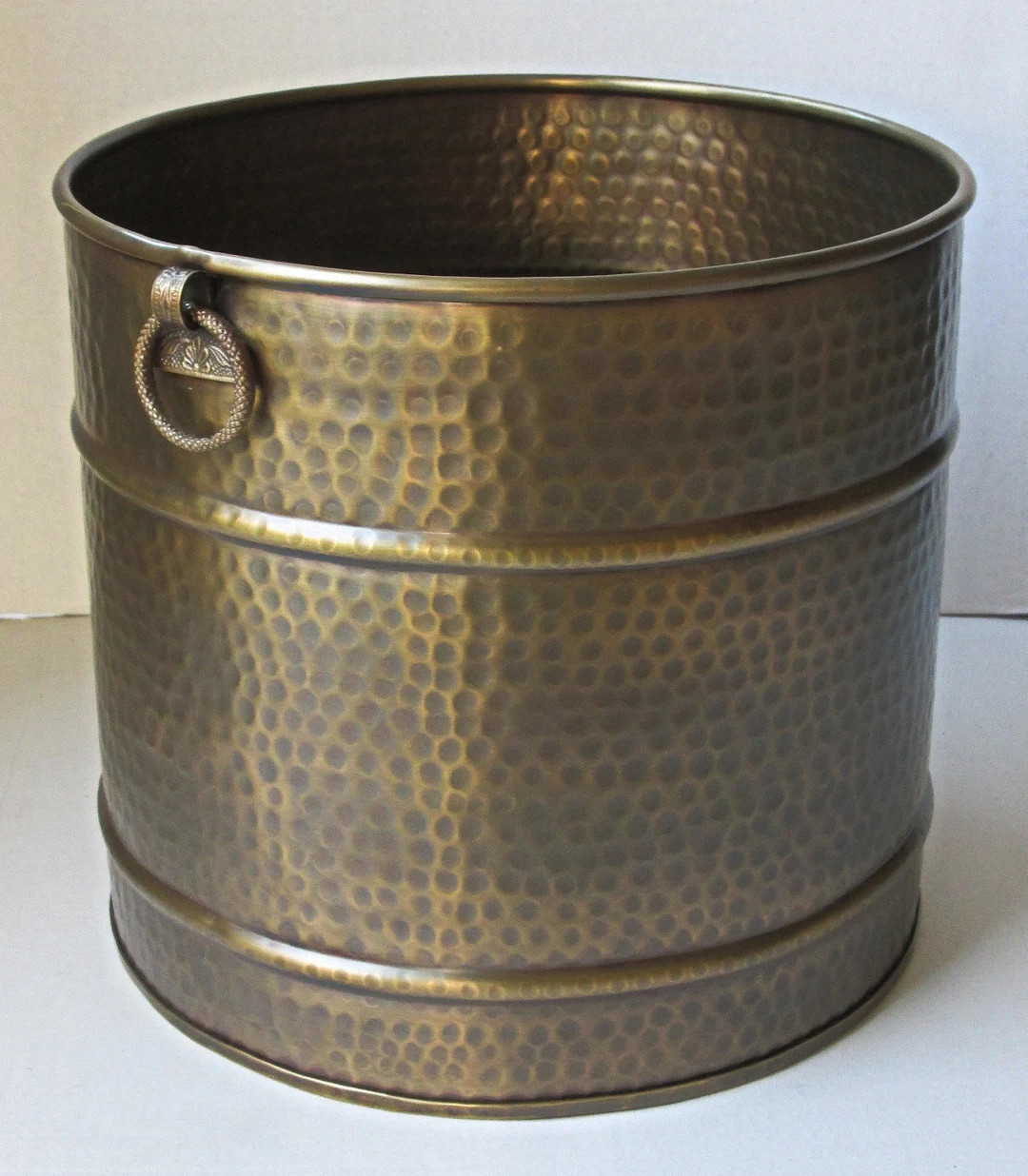 Large Solid Brass Planter 14.75"W x 13.5"H, Available in 3 sizes | Etsy (US)