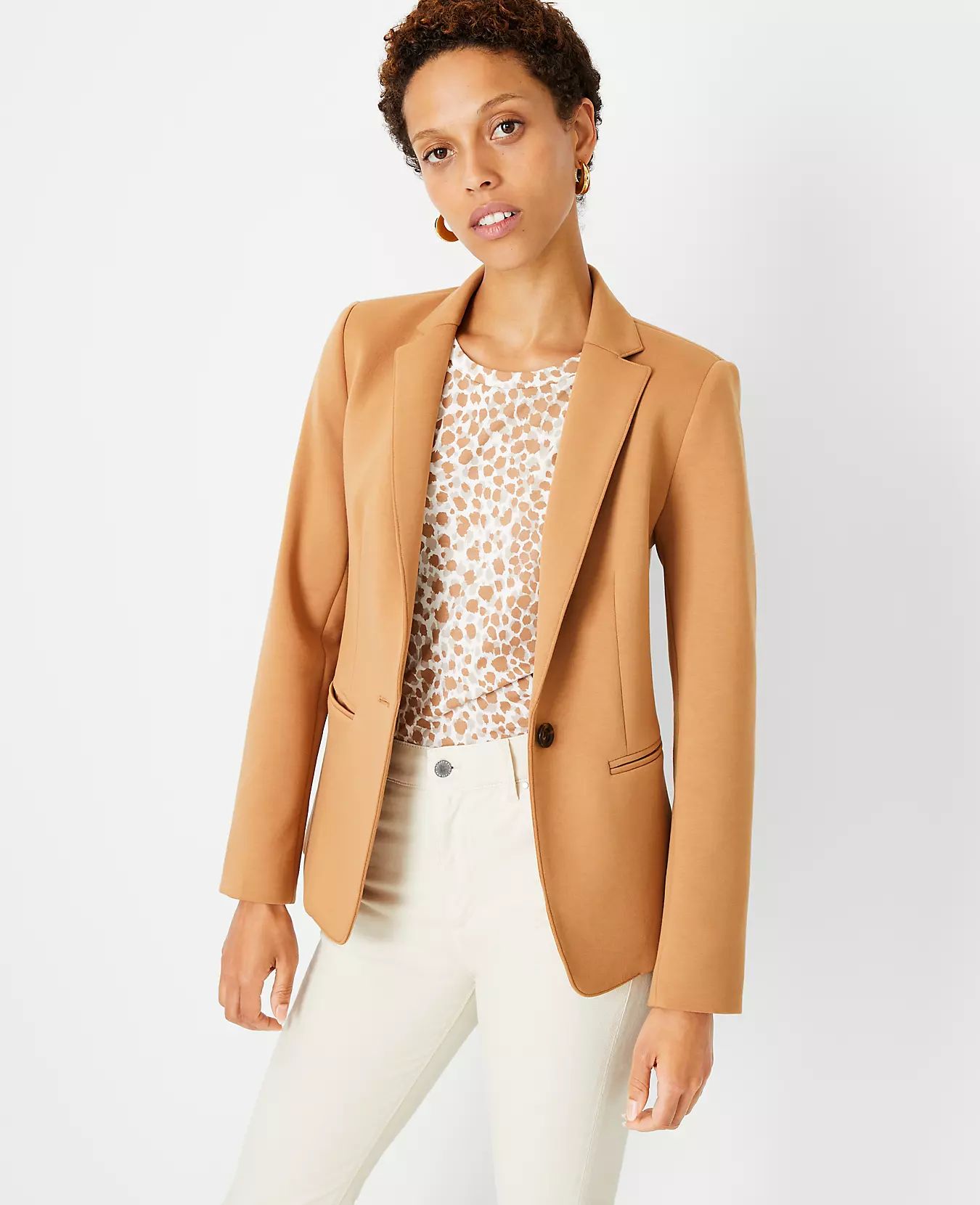 The Hutton Blazer in Double Knit | Ann Taylor (US)