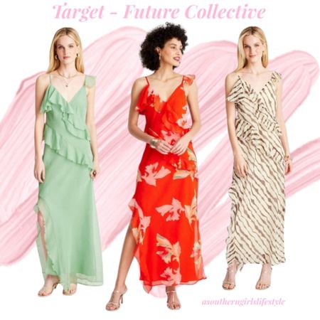 Beautiful in all 3 colorways! 

The Green would be great for a Summer Wedding, Red Floral for a Beach Night & Brown White Striped for a Summer Night 

Ruffle Ankle Length Dress - Future Collective™ with Jenee Naylor

Summer Dress. Wedding Guest Dress  

#LTKFindsUnder50 #LTKStyleTip #LTKSeasonal