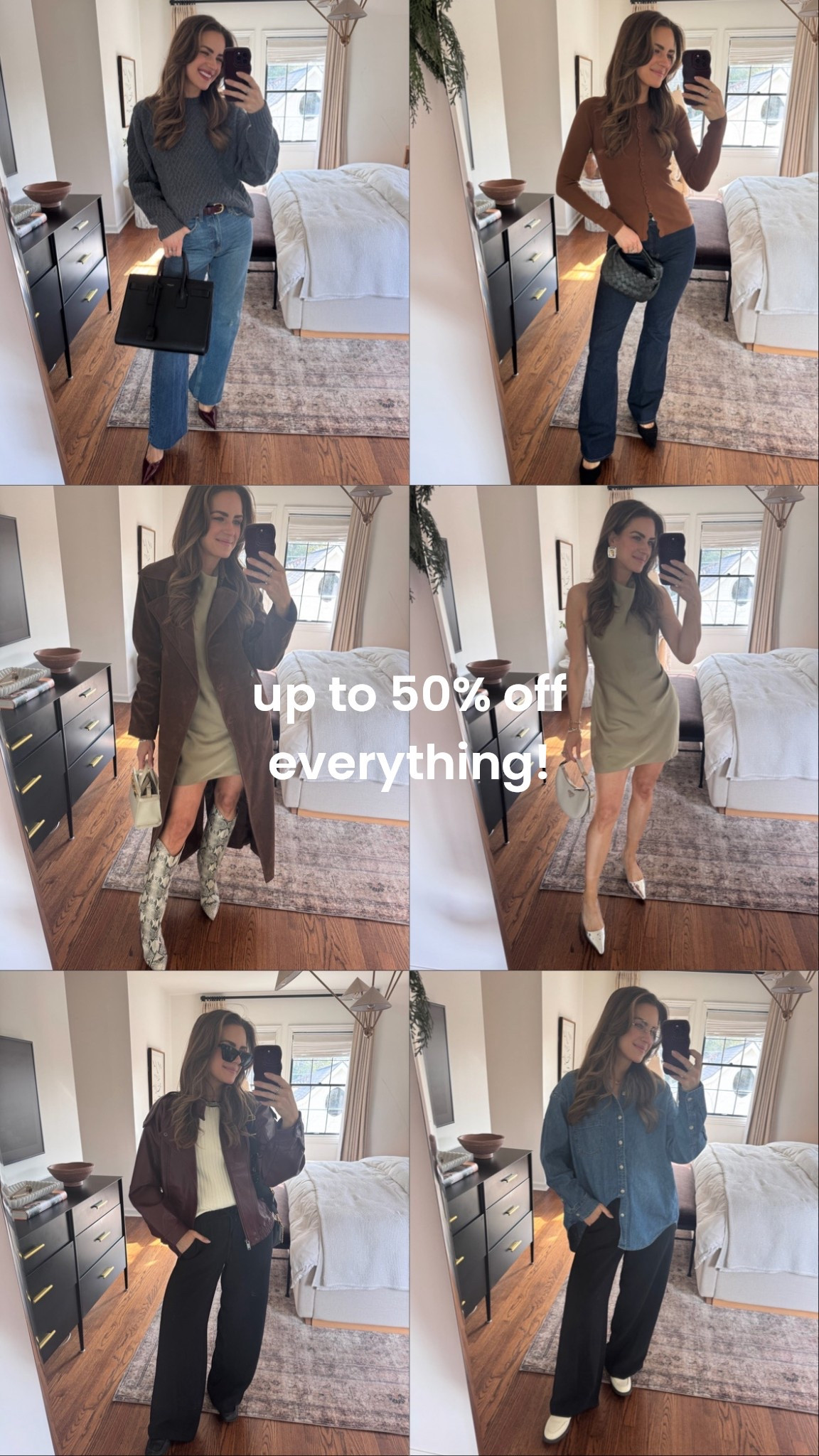 ARITZIA HAUL✨
up to 50% off everything
Sweater - small
Pants - small
Denim shirt - small
Dress - 2
Cardigan - small
