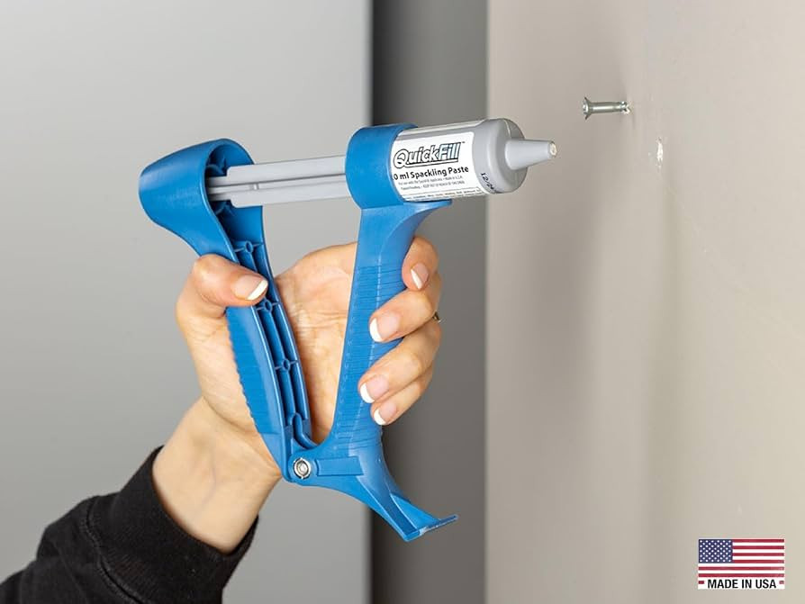 Drywall Repair Kit Includes Quickfill Tool with Built-in Spatula, (2) 20 ML spackling Paste cartr... | Amazon (US)