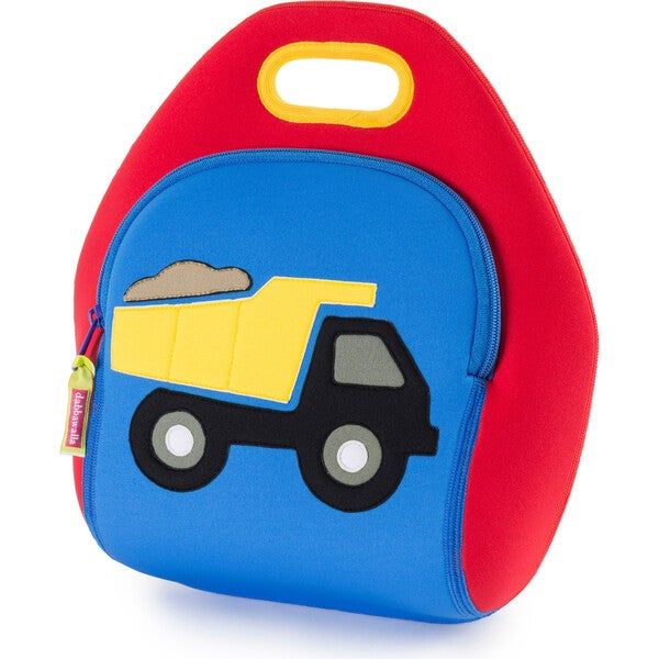 Truck Lunch Bag, Red and Blue | Maisonette