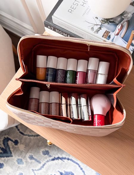 Love this large cosmetic case for storing my nail polish! I find it’s easiest to grab the whole thing and bring it out when I’m painting my nails. 

#LTKstyletip #LTKfindsunder50 #LTKbeauty
