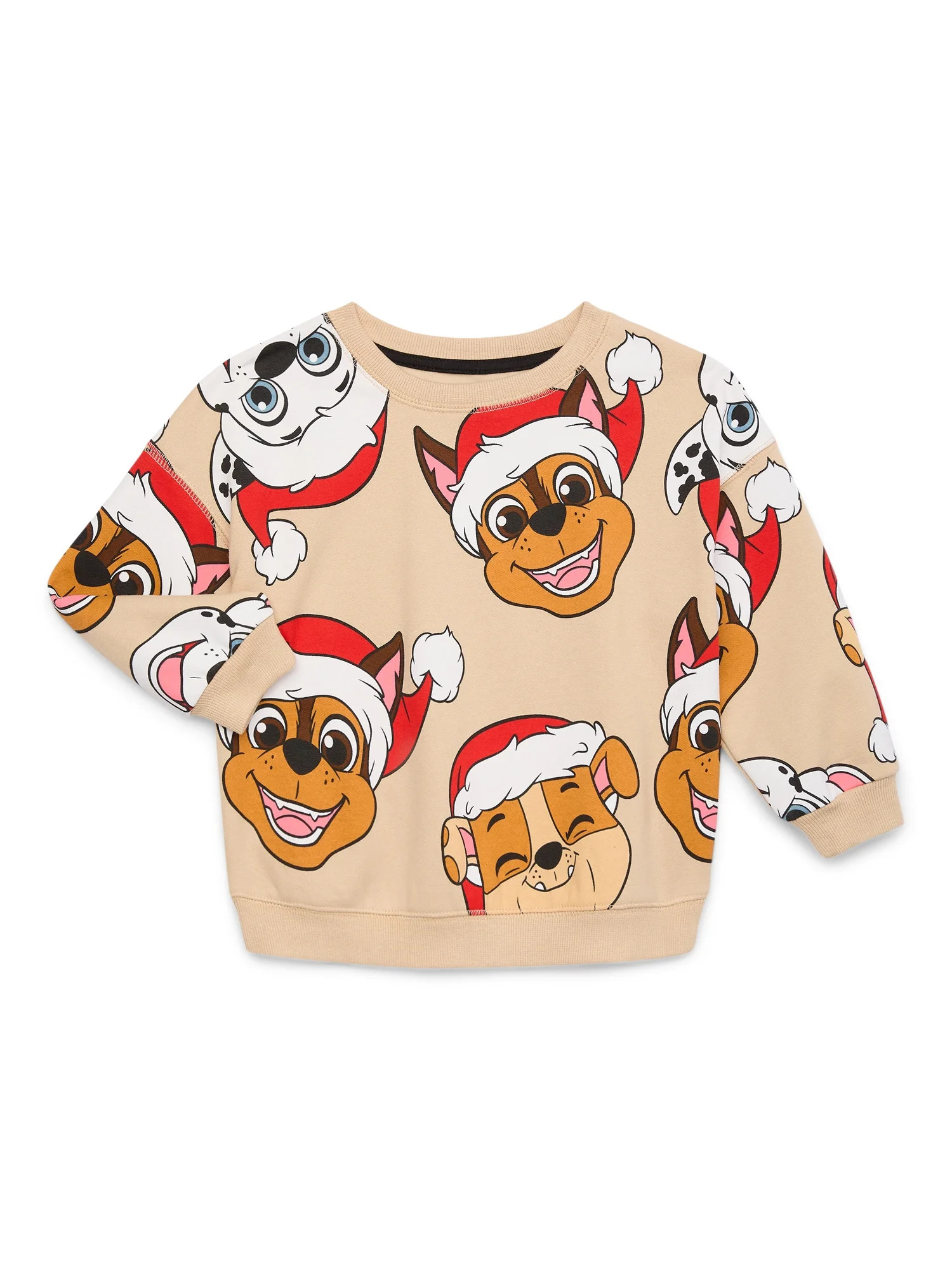 Paw Patrol Toddler Boys Holiday Graphic Crewneck Sweatshirt, Sizes 12M-5T | Walmart (US)