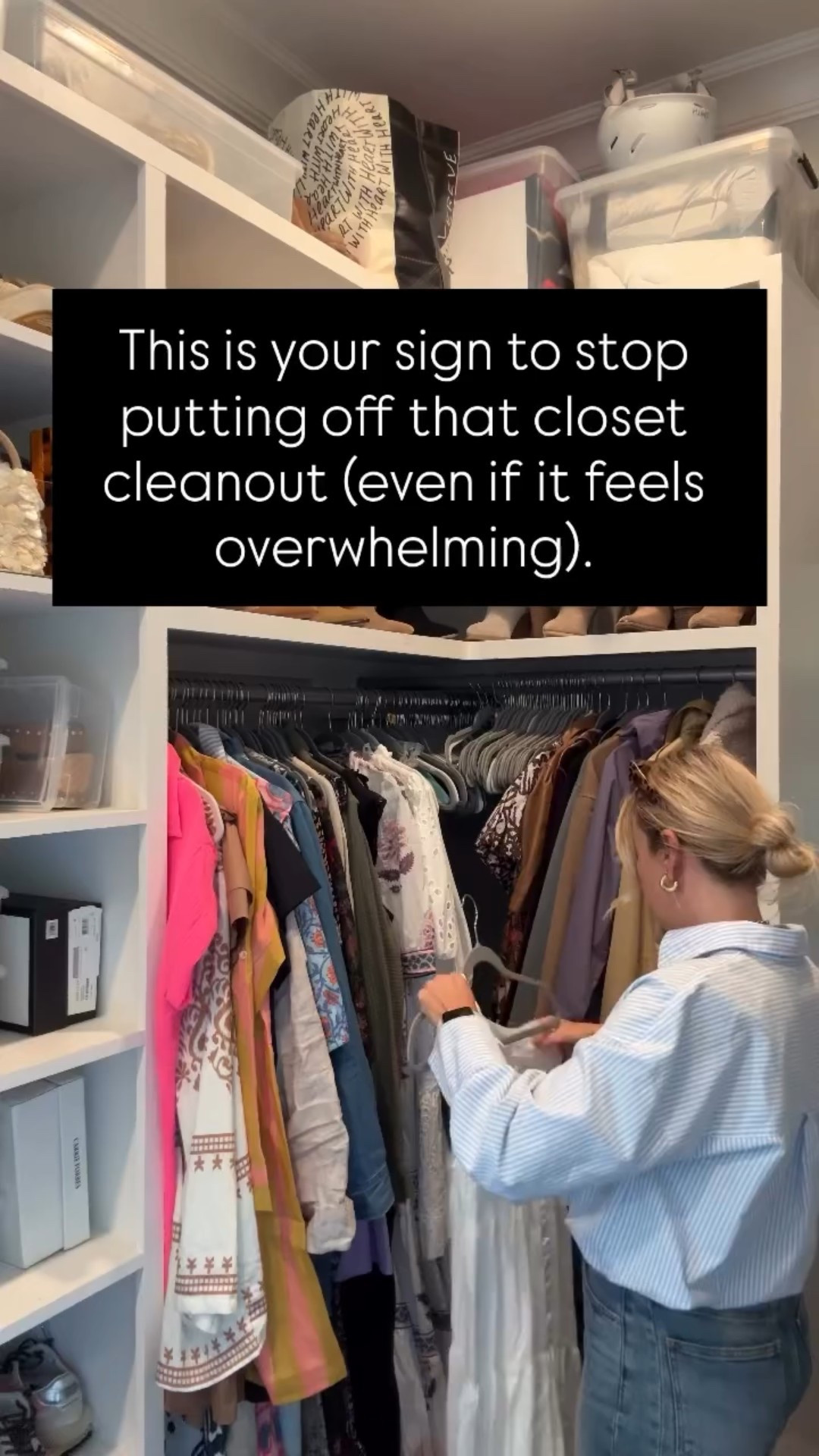 We hear it all the time:

“I don’t even know where to start.”

“I have a closet full of clothes and nothing to wear.”

“It’s too embarrassing to let someone in.”

But here’s the truth — this is what we do. Closet cleanouts are personal, and they’re powerful. And we’re really good at making them feel doable.