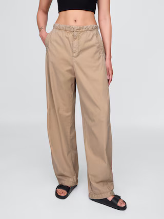 Low Rise Barrel Parachute Pants | Gap (US)