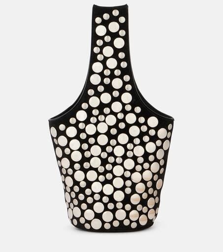 Livia Mini studded suede tote bag | Mytheresa (US/CA)