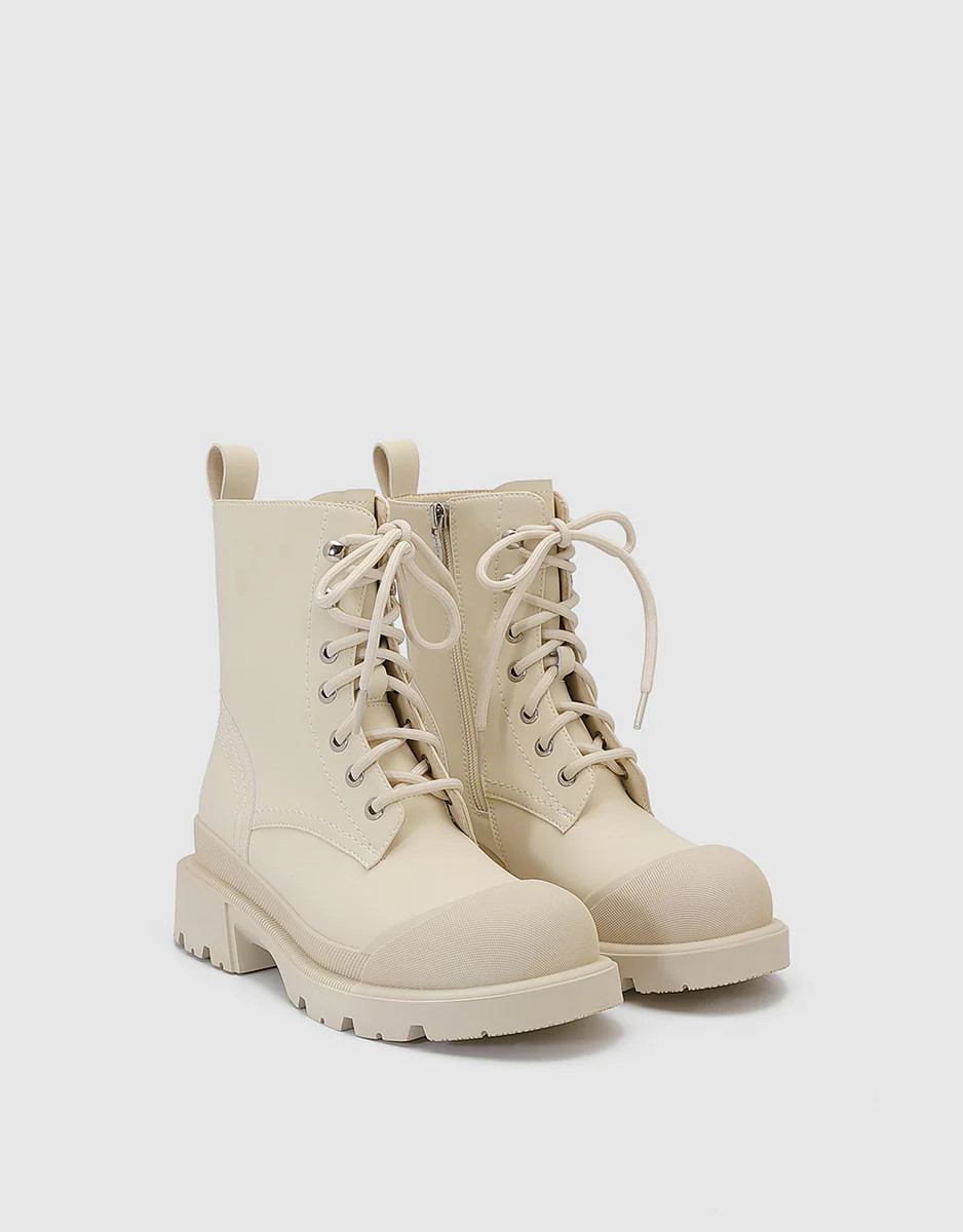 Lace Up Ankle Boots | Urban Revivo