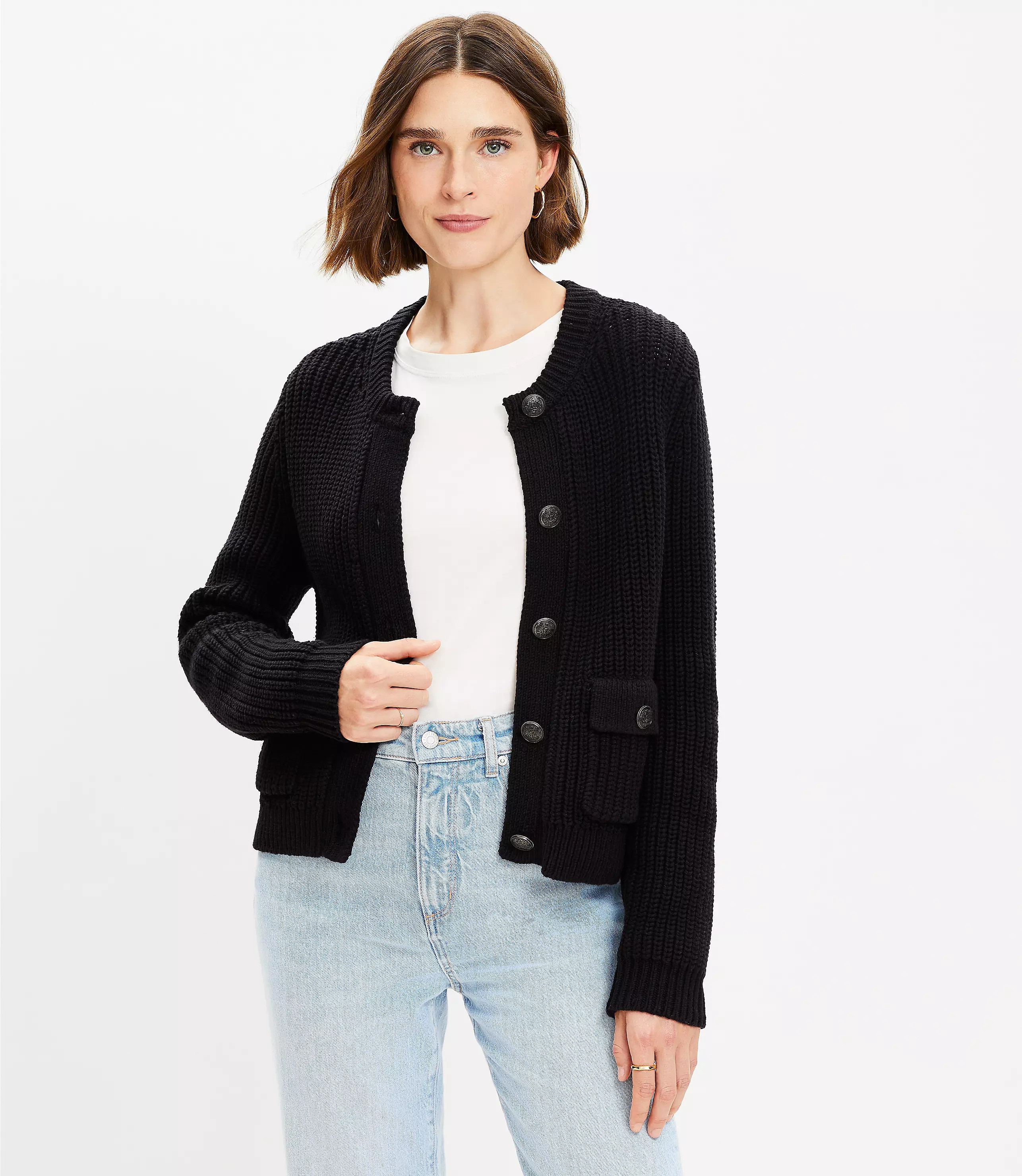 Modern Sweater Jacket | LOFT
