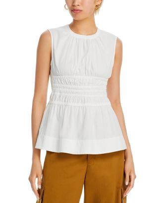 Proenza Schouler White Label Birdie Smocked Top  | Bloomingdale's Women | Bloomingdale's (US)