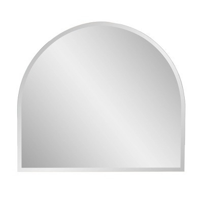 Howard Elliott 34"x30" Arched Frameless Beveled Wall Mirror | Target