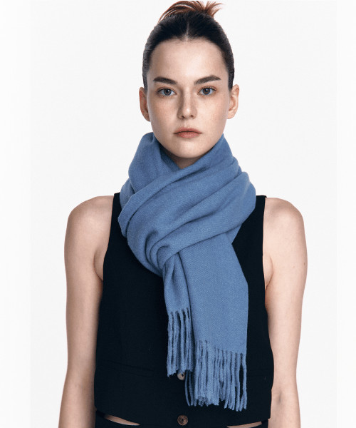 MUSINSA | BRIGHTEN Classic London Blue Muffler | Musinsa Global