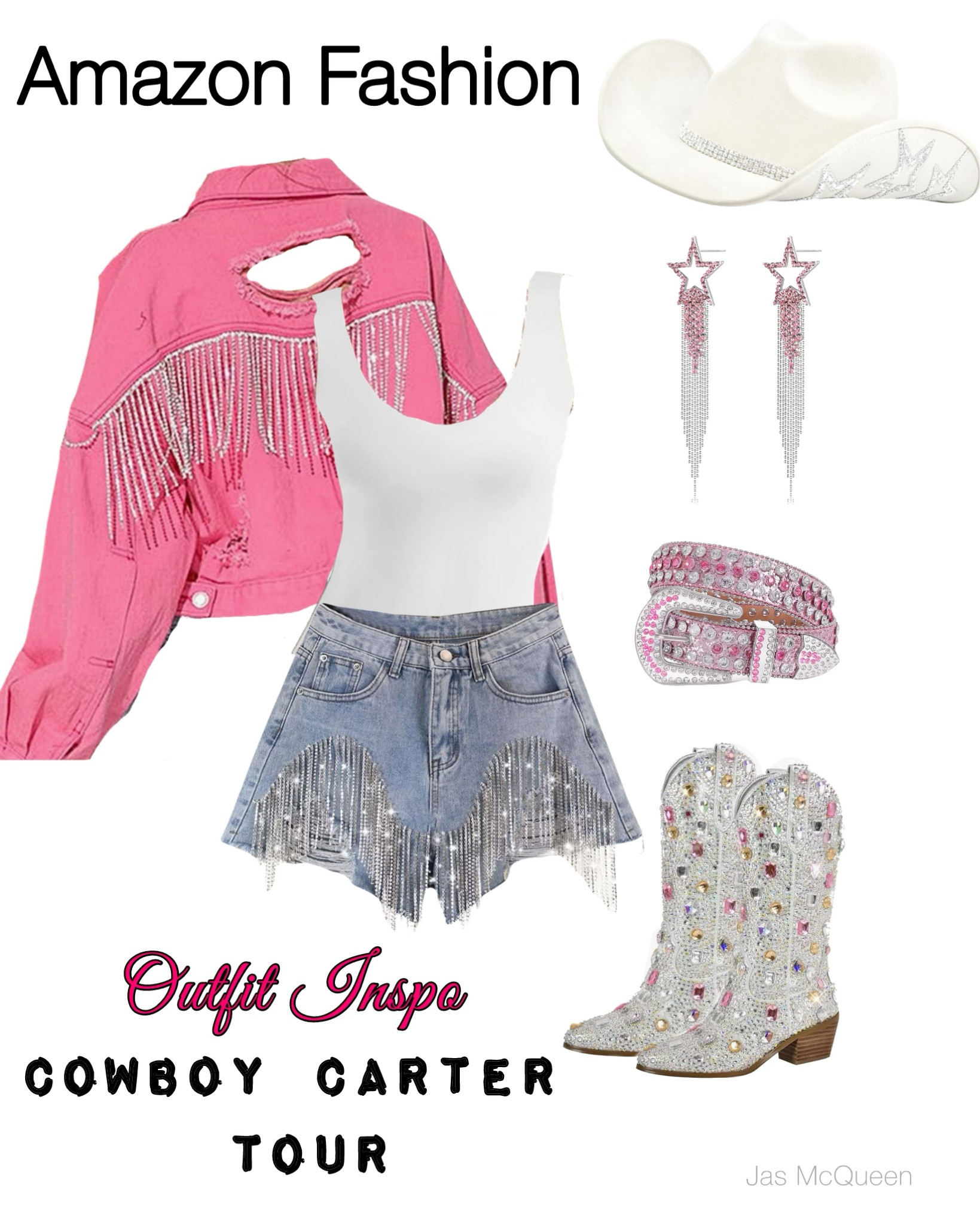 Pink Rhinestones Western Outfit - Cowboy Carter Tour 
#CowboyCarter 

#LTKStyleTip