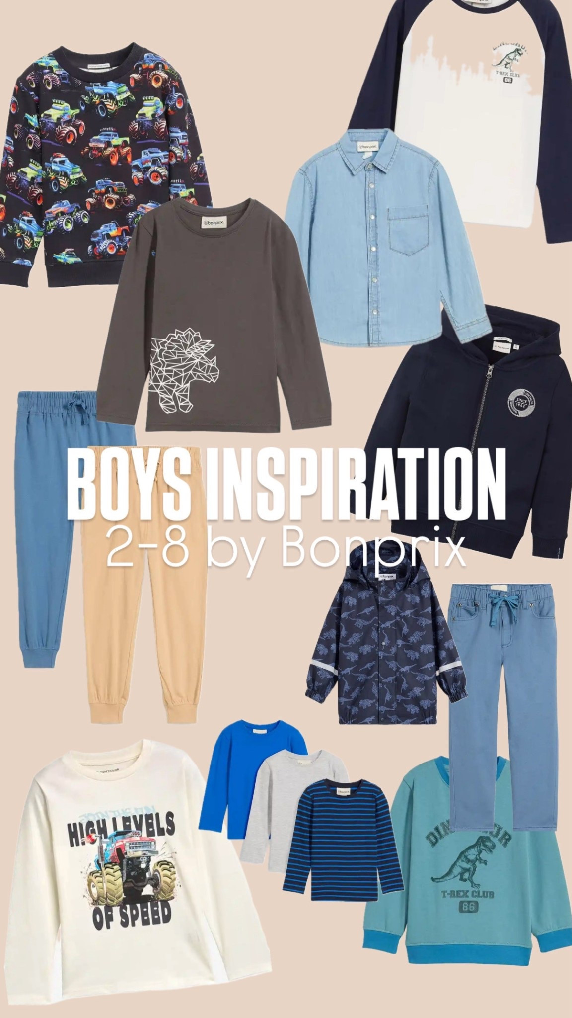 Tolle Jungs pieces by #bonprix 💙
#dino #monstertruck #jeans #regenjacke #regenhose #kidsinspiration #jungsoutfit 

#LTKdeutschland #LTKkids #LTKstyletip