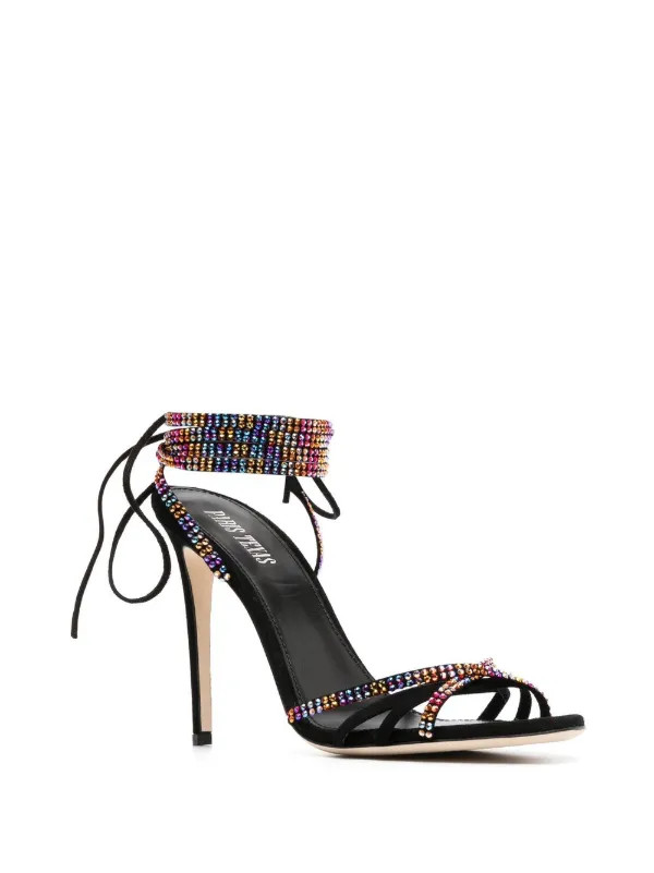Holly Nicole 105mm suede sandals | Farfetch Global