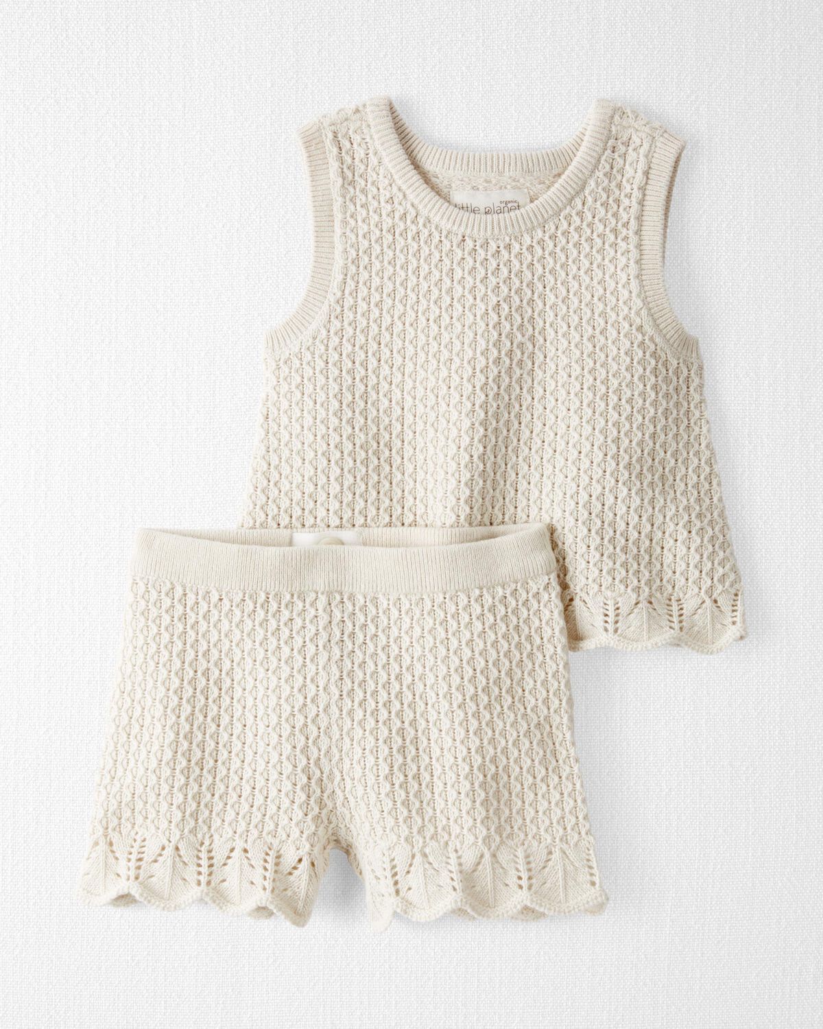 Baby 2-Piece Organic Cotton Crochet Knit Set - Little Planet | Carter's | Carter's