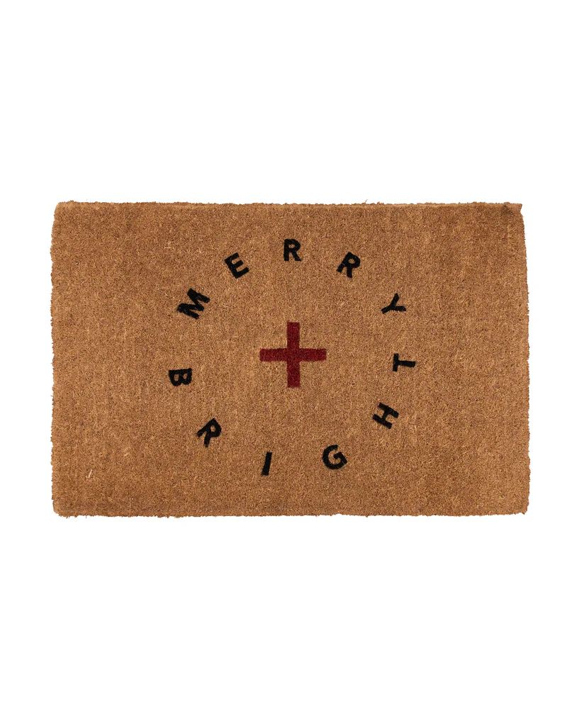 Merry + Bright Holiday Doormat | McGee & Co.