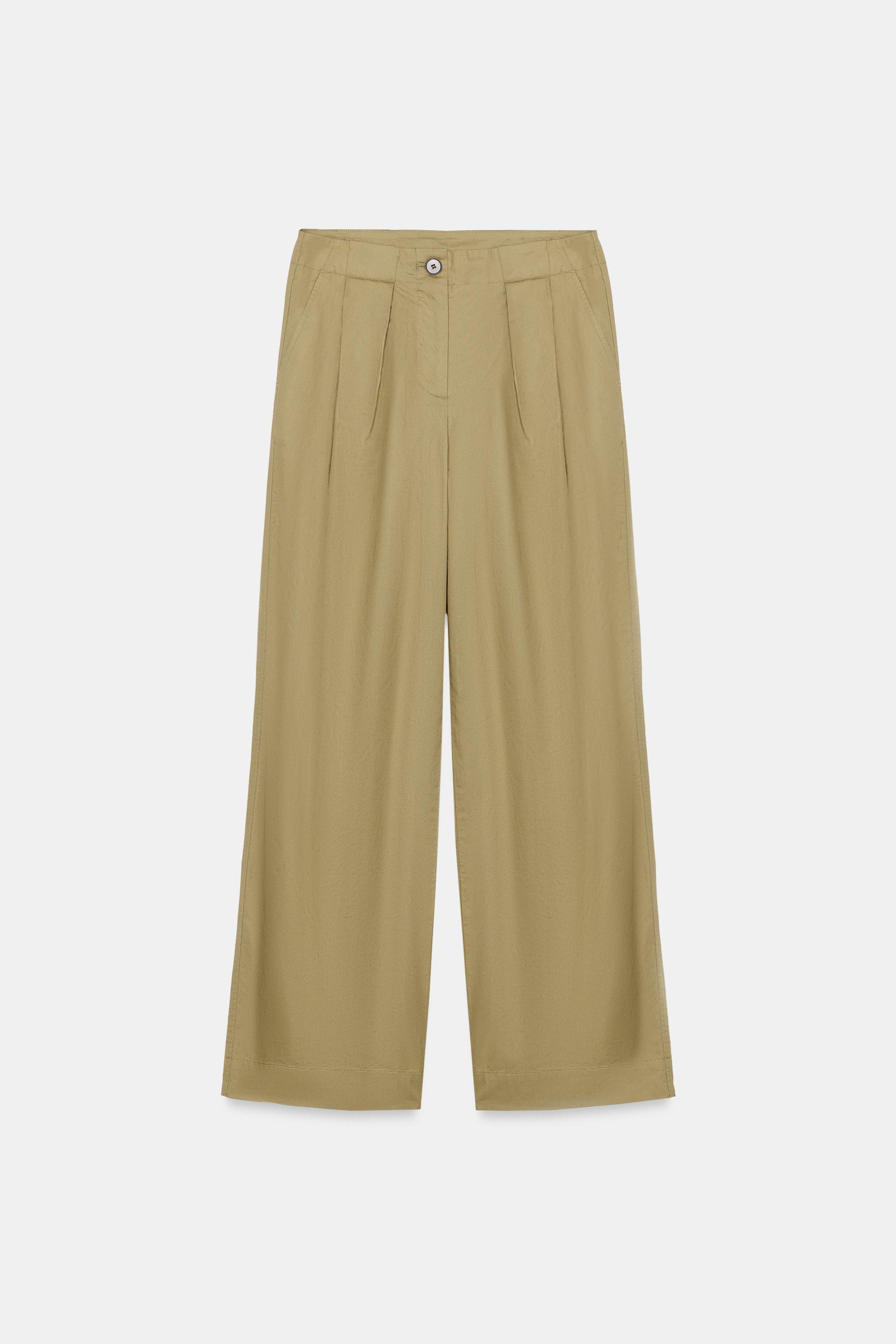 PLEATED BARREL PANTS SET | Zara Canada